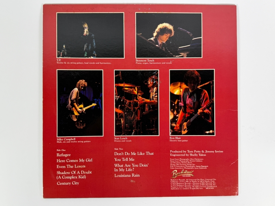 Tom Petty and the Heartbreakers - Damn the Torpedoes - Backstreet Records / MCA Records - MCA-5105 - 1979 - Vinyl Record [Photo 2]