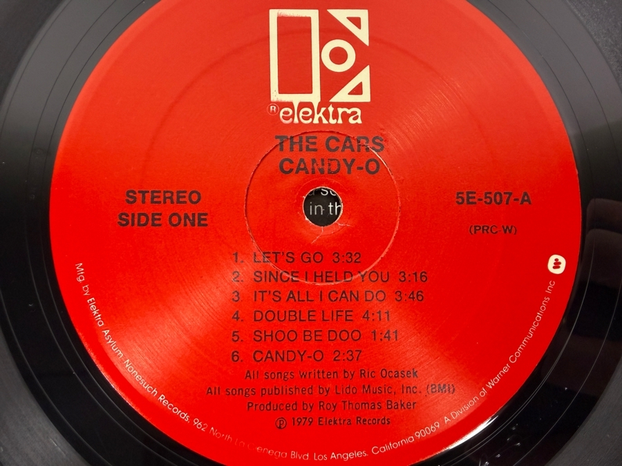 The Cars - Candy-O - Elektra - 6E-507-A - 1979 - Vinyl Record [Photo 4]