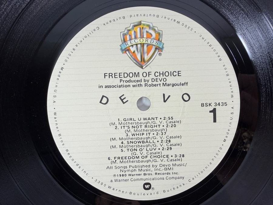 Devo - Freedom of Choice - Warner Bros. Records - BSK 3435 - 1980 - Vinyl Record [Photo 6]
