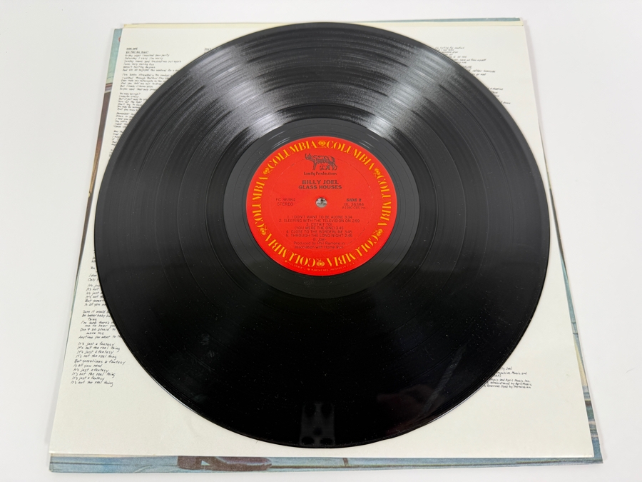 Billy Joel - Glass Houses - Columbia - FC 36384 - 1980 - Vinyl Record [Photo 5]
