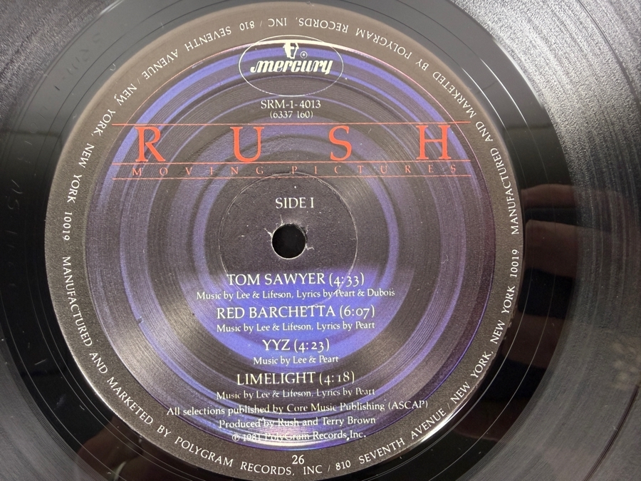 Rush - Moving Pictures - Mercury - SRM-1-4013 - 1981 - Vinyl Record [Photo 4]