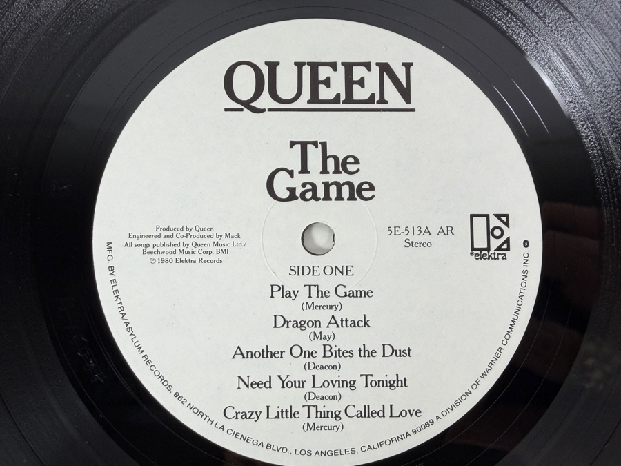 Queen - The Game - Elektra - 5E-513A AR - 1980 - Vinyl Record [Photo 4]