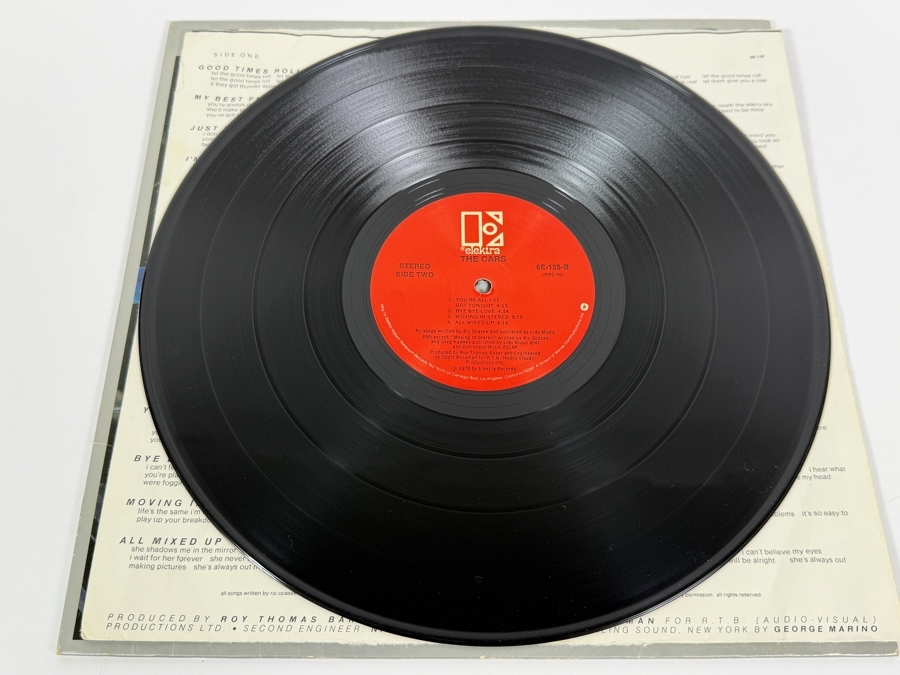 The Cars - The Cars - Elektra - 6E-135-A - 1978 - Vinyl Record [Photo 5]