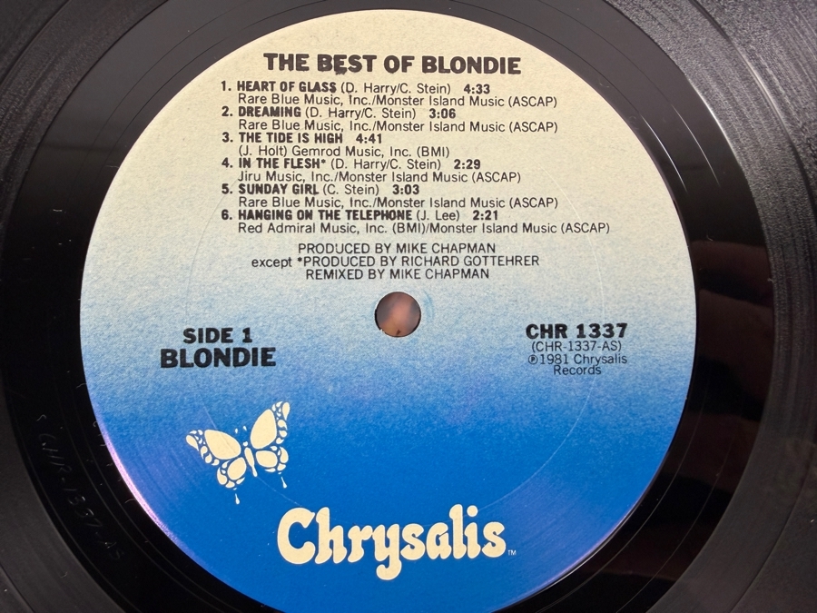 Blondie - The Best of Blondie - Chrysalis - CHR 1337 - 1981 - Vinyl Record [Photo 4]