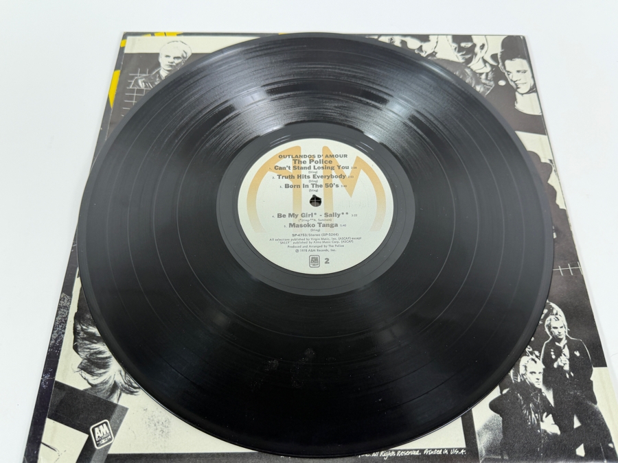 The Police - Outlandos d'Amour - A&M Records - SP-4753 - 1978 - Vinyl Record [Photo 5]