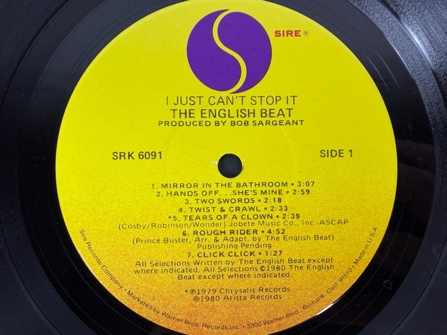 The English Beat - I Just Can't Stop It - Sire - SRK 6091 - 1980 - Vinyl Record [Photo 4]