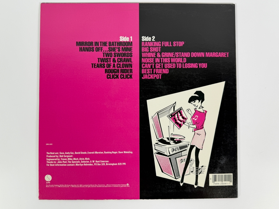 The English Beat - I Just Can't Stop It - Sire - SRK 6091 - 1980 - Vinyl Record [Photo 2]