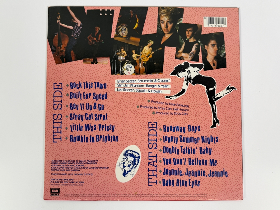 Stray Cats - Built For Speed - EMI America - ST-17070 - 1982 - Vinyl Record [Photo 2]