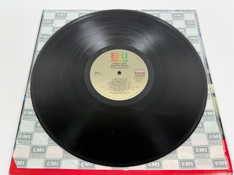 Stray Cats - Built For Speed - EMI America - ST-17070 - 1982 - Vinyl Record [Photo 5]