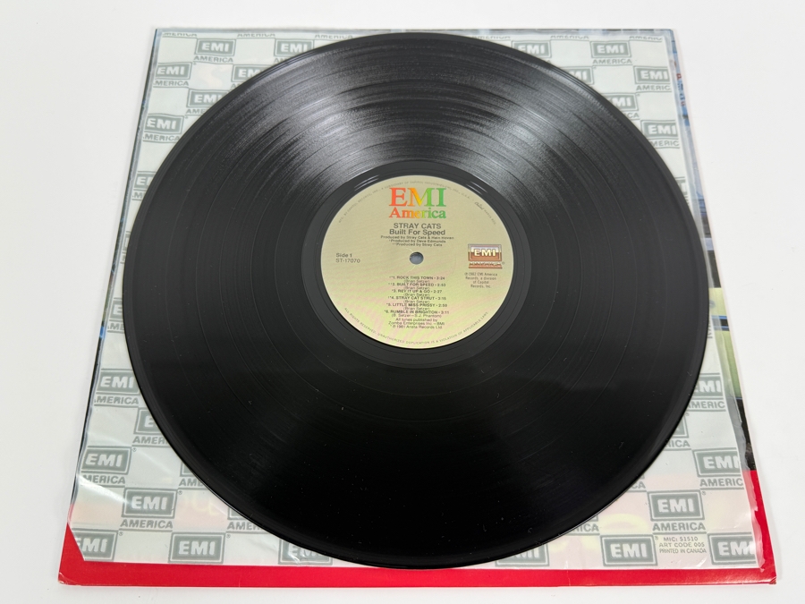 Stray Cats - Built For Speed - EMI America - ST-17070 - 1982 - Vinyl Record [Photo 3]