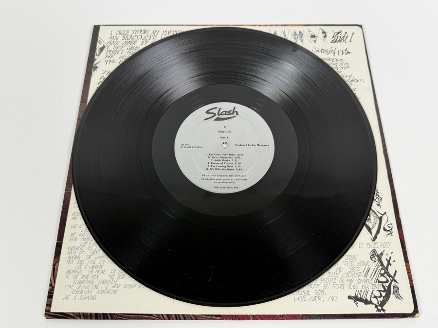X - Wild Gift - Slash Records - SR-107 - 1981 - Vinyl Record [Photo 3]