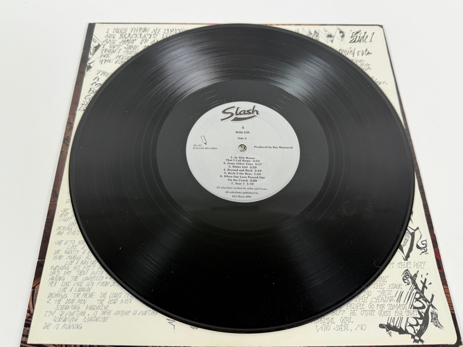 X - Wild Gift - Slash Records - SR-107 - 1981 - Vinyl Record [Photo 5]