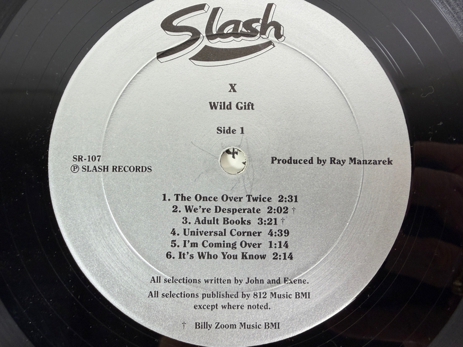 X - Wild Gift - Slash Records - SR-107 - 1981 - Vinyl Record [Photo 4]