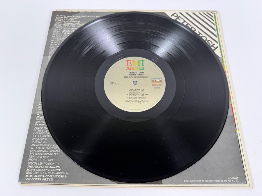 Peter Tosh - Mama Africa - EMI America - SO-17095 - 1983 - Vinyl Record [Photo 3]