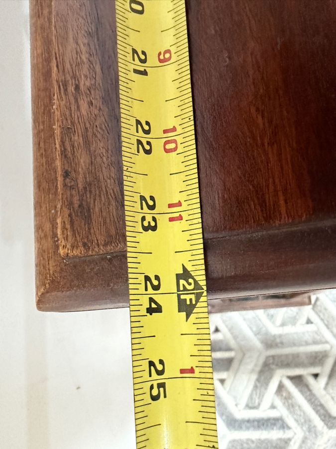 Vintage Wood and Wrought Iron Wine Rack 24W X 9D X 30H [Photo 4]