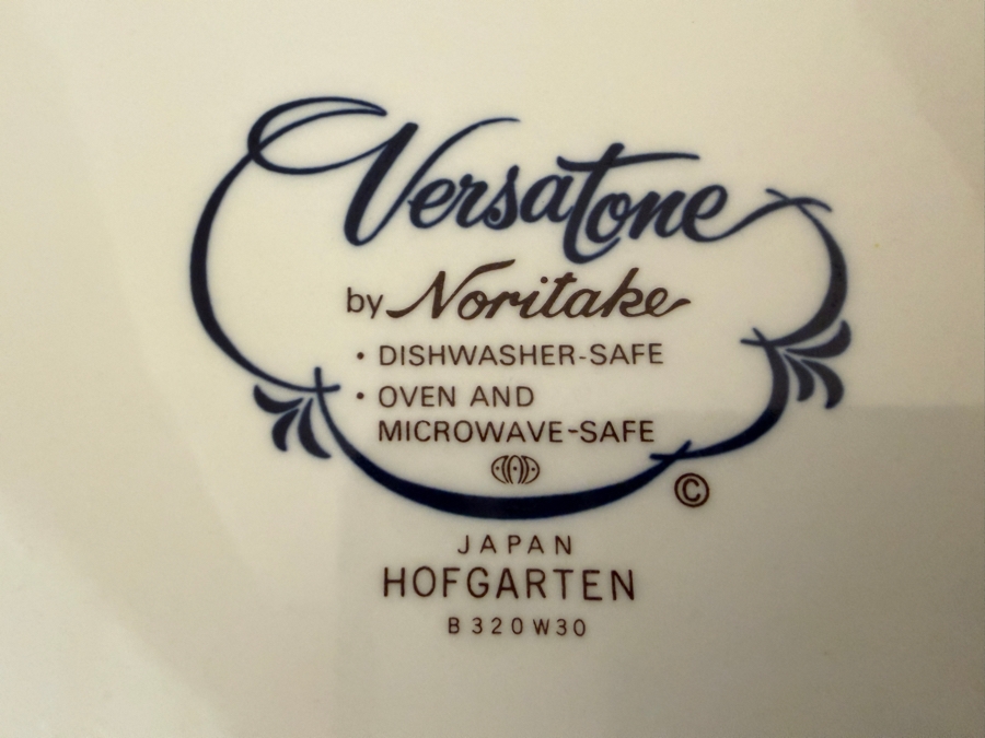 Just Added - Versatone by Noritake Hofgarten Pattern Approximate Service for 12 Made in Japan [Photo 9]