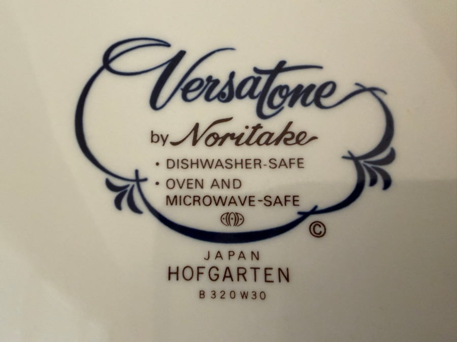 Just Added - Versatone by Noritake Hofgarten Pattern Approximate Service for 12 Made in Japan [Photo 10]