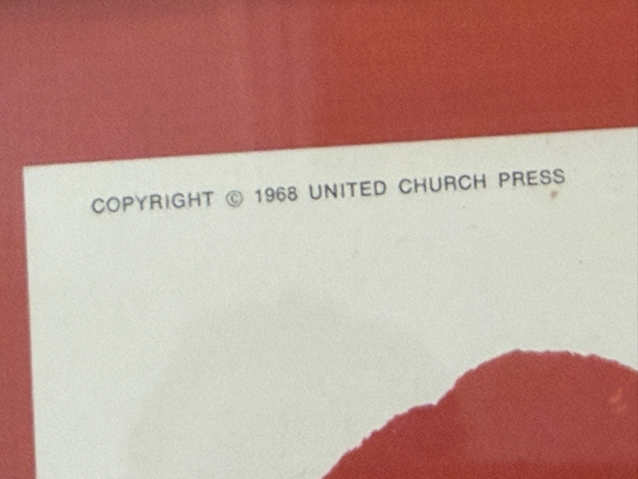 Just Added - Sister Corita Kent (1918-1986, American) Print Titled 'Wonderbread' 16 X 12 Framed 18 X 14 [Photo 4]