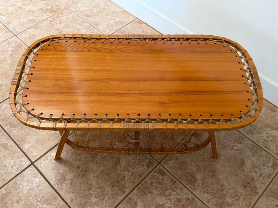Just Added - Snocraft Norway Maine Snowshoe Coffee Table 37.5W X 19D X 15H [Photo 4]