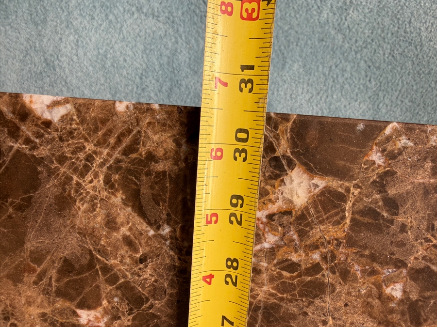 Just Added - Neoclassical-Style Marble Top Coffee Table 42.5W X 30.5D X 19.5H [Photo 7]