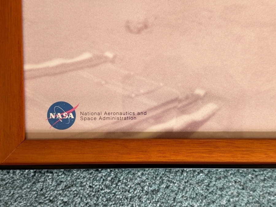 Just Added - Framed 1997 NASA Mars Pathfinder Poster titled 'Mars Pathfinder: Roving on the Red Planet' 34.5 X 27 [Photo 4]