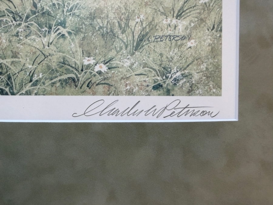 Just Added - Charles L. Peterson Limited Edition Print Titled 'Recess!' with COA Framed 38.5 X 27.5 [Photo 3]