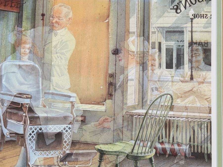 Just Added - Charles L. Peterson Limited Edition Print Titled 'First Haircut' with COA Framed 25.5 X 30 [Photo 4]