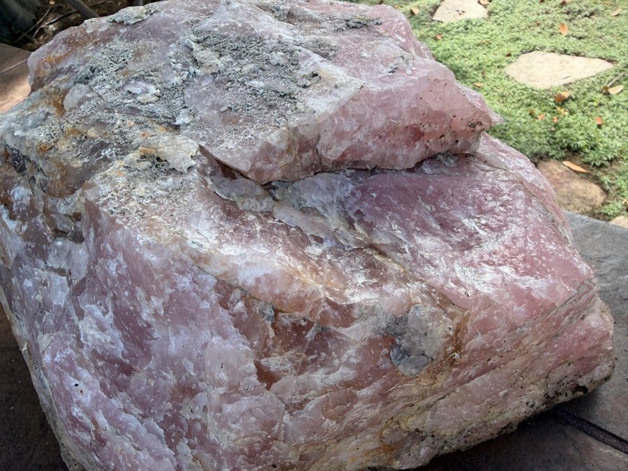 Just Added - Large Piece of Rose Quartz 14'W X 9'D X 7'H [Photo 9]