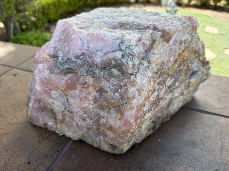 Just Added - Large Piece of Rose Quartz 14'W X 9'D X 7'H [Photo 5]