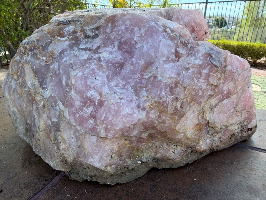 Just Added - Large Piece of Rose Quartz 14'W X 9'D X 7'H [Photo 4]