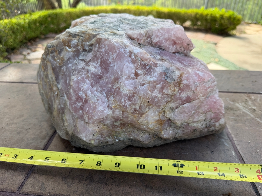 Just Added - Large Piece of Rose Quartz 14'W X 9'D X 7'H [Photo 2]