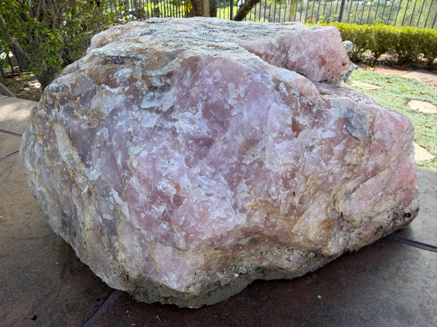 Just Added - Large Piece of Rose Quartz 14'W X 9'D X 7'H [Photo 3]