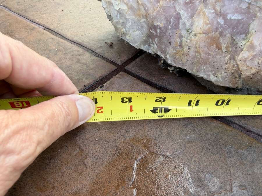 Just Added - Large Piece of Rose Quartz 14'W X 9'D X 7'H [Photo 10]