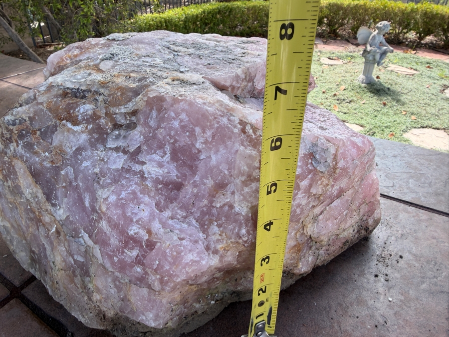 Just Added - Large Piece of Rose Quartz 14'W X 9'D X 7'H [Photo 12]