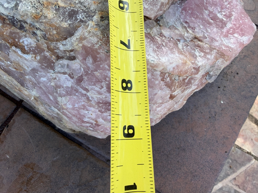 Just Added - Large Piece of Rose Quartz 14'W X 9'D X 7'H [Photo 11]