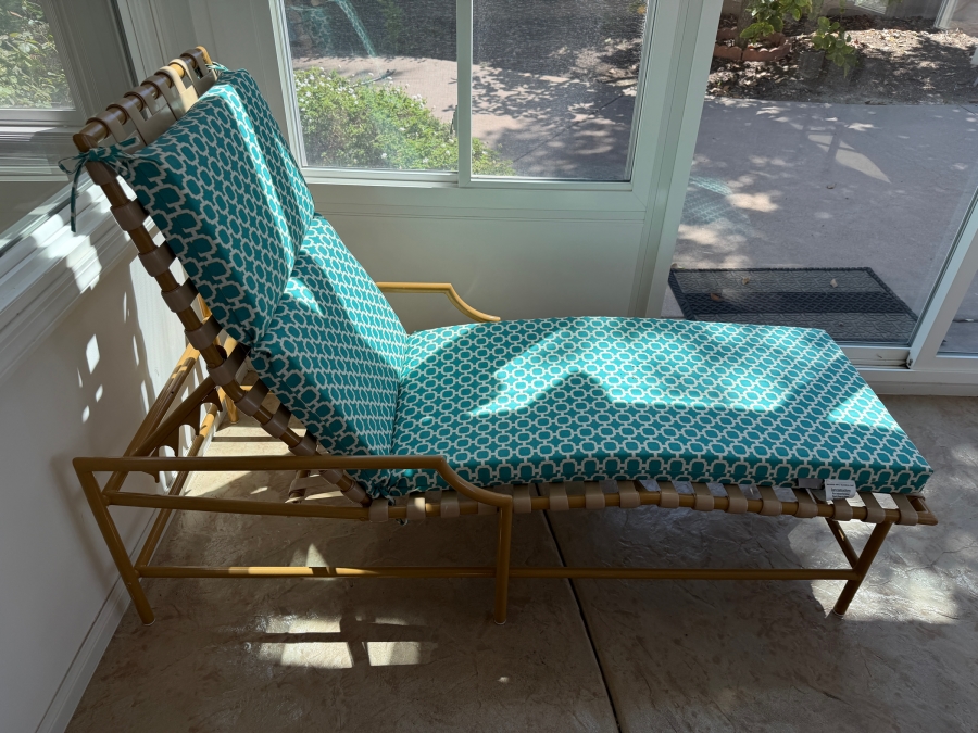 Just Added - Outdoor Reclining Chaise Lounge [Photo 2]