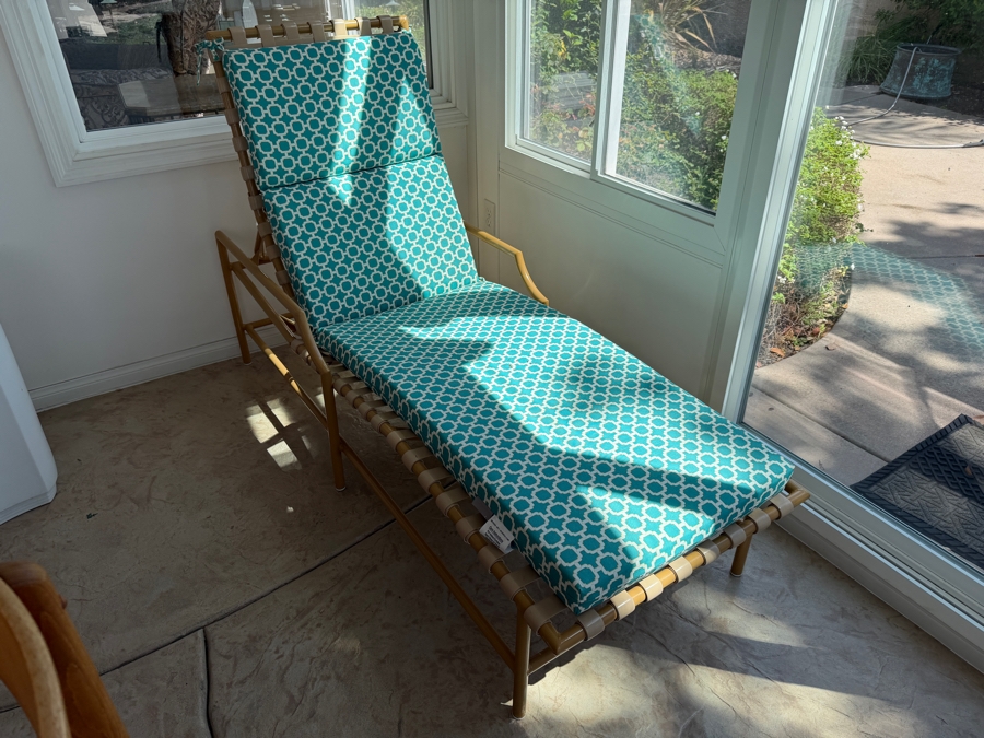Just Added - Outdoor Reclining Chaise Lounge [Photo 3]
