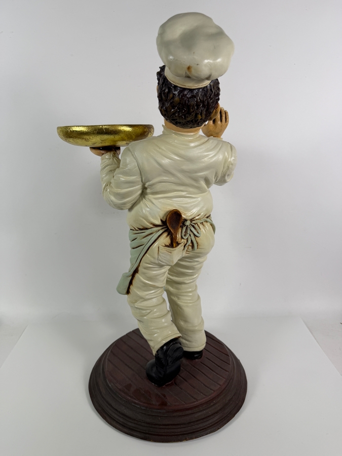 Just Added - Decorative Resin Chef Butler Figurine 25'H [Photo 3]