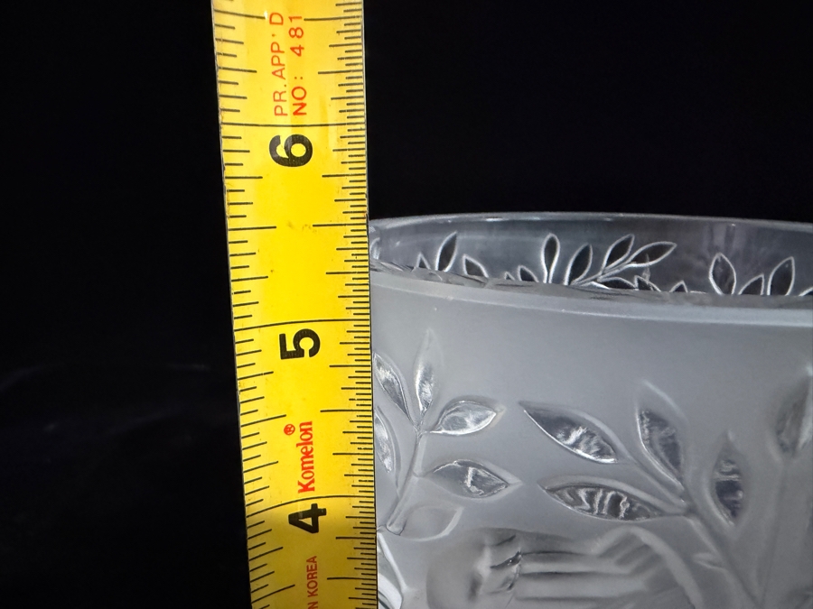 Just Added - Lalique Crystal Elisabeth Vase 5.25'H [Photo 9]