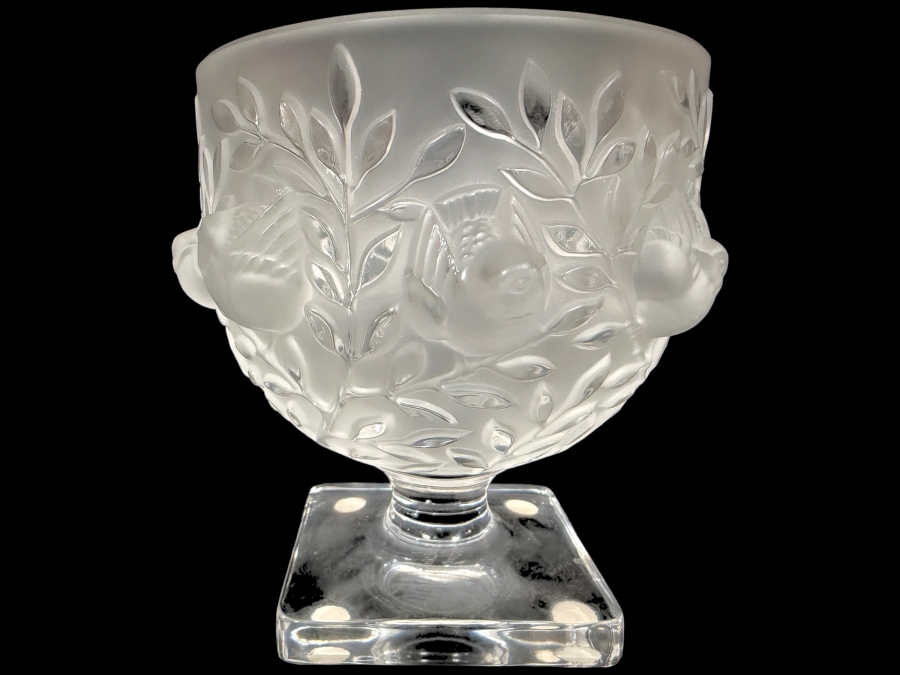 Just Added - Lalique Crystal Elisabeth Vase 5.25'H