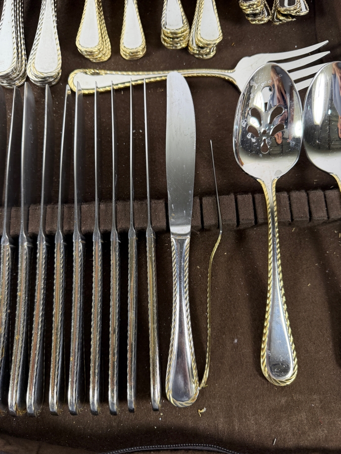 Just Added - Oneida Stainless Steel Flatware Set Approximate Service for 12 [Photo 4]