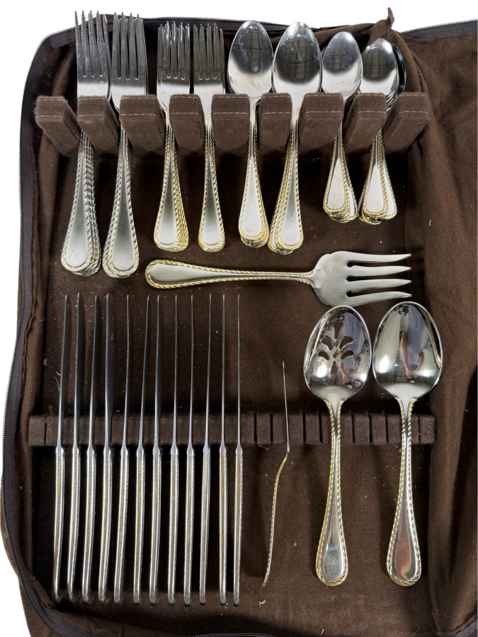 Just Added - Oneida Stainless Steel Flatware Set Approximate Service for 12
