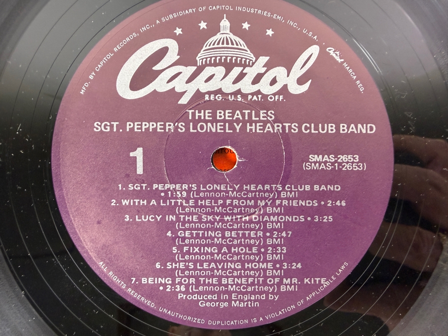Just Added - The Beatles - Sgt. Pepper's Lonely Hearts Club Band - Capitol Records - SMAS-2653 - 1978 - Vinyl Record [Photo 6]