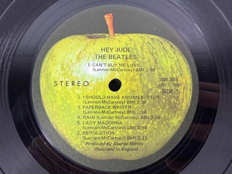 Just Added - The Beatles - Hey Jude - Apple Records - SW-385 - 1970 - Vinyl Record [Photo 4]
