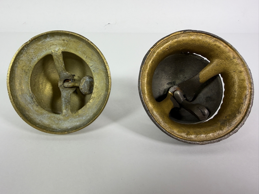 Just Added - Pair of Vintage Service Desk Bells [Photo 3]