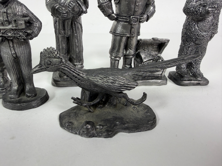 Just Added - Collection of Nine Michael A. Ricker Pewter Sculptures with COAs [Photo 4]