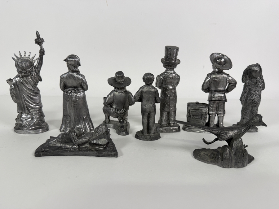 Just Added - Collection of Nine Michael A. Ricker Pewter Sculptures with COAs [Photo 8]
