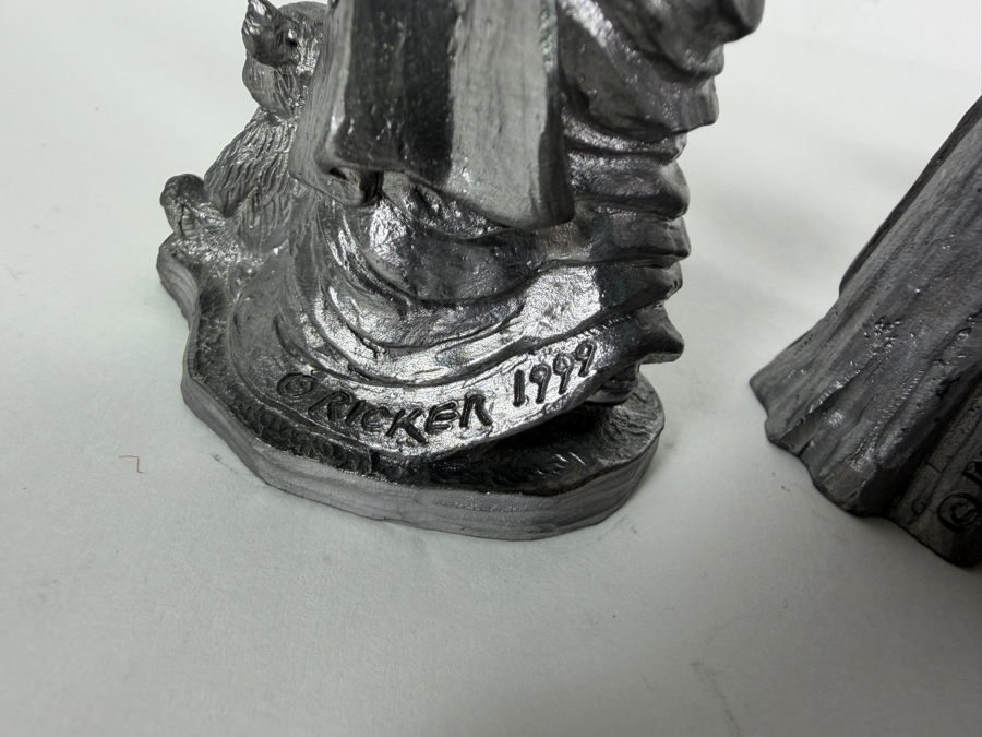 Just Added - Collection of Nine Michael A. Ricker Pewter Sculptures with COAs [Photo 9]