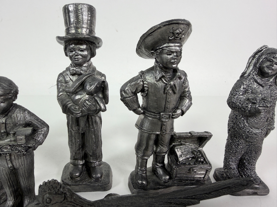 Just Added - Collection of Nine Michael A. Ricker Pewter Sculptures with COAs [Photo 5]