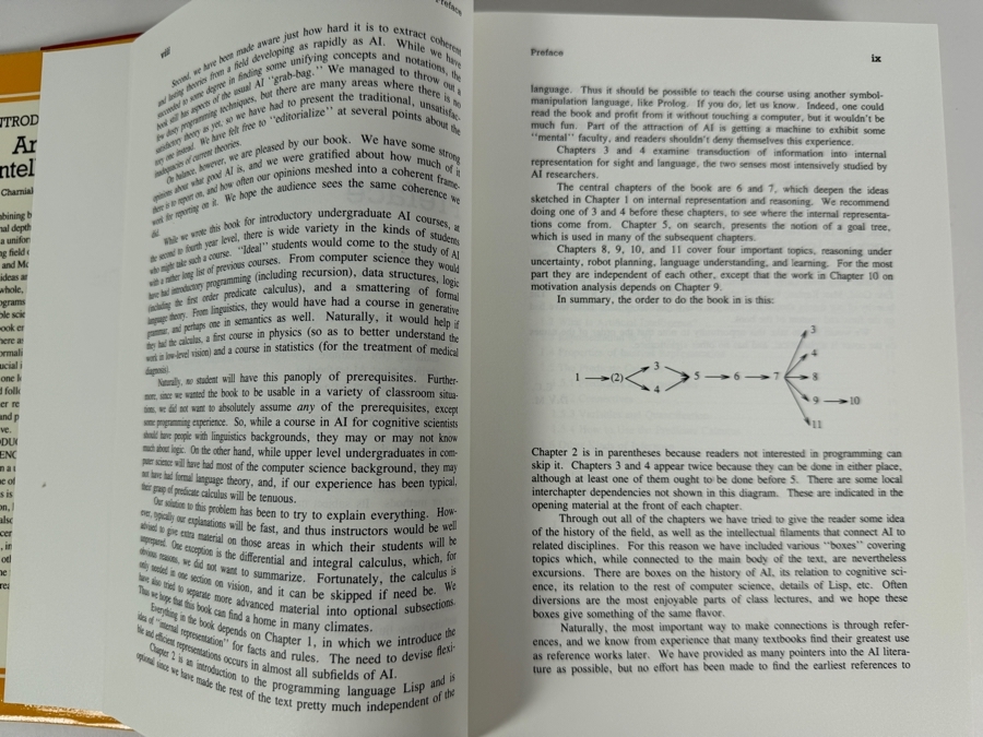 Just Added - Introduction To Artificial Intelligence 1985 First Edition Hardcover Textbook By Eugene Charniak And Drew McDermott  [Photo 6]